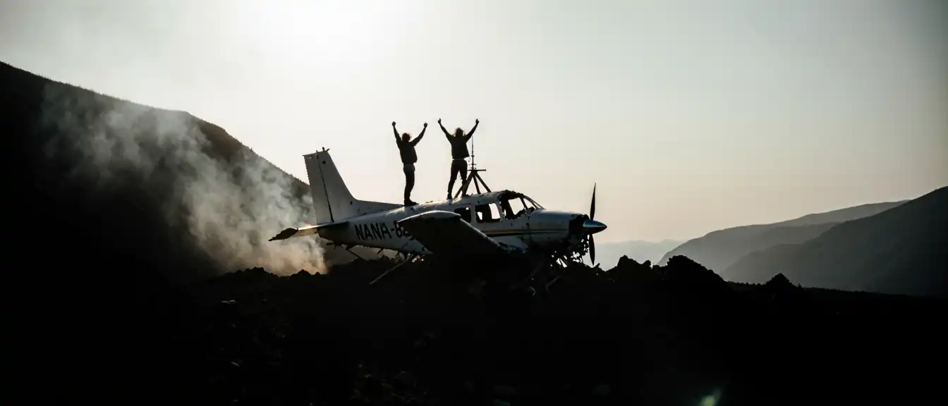 Чудо в Бодайбинском районе: экипаж разбившегося самолета Cessna 182 выжил после столкновения с сопкой