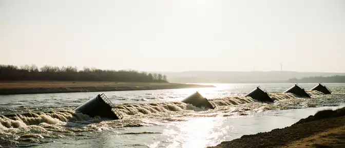 Битва за уровень воды: в Румынии создают искусственные плотины, чтобы спасти энергосистему страны