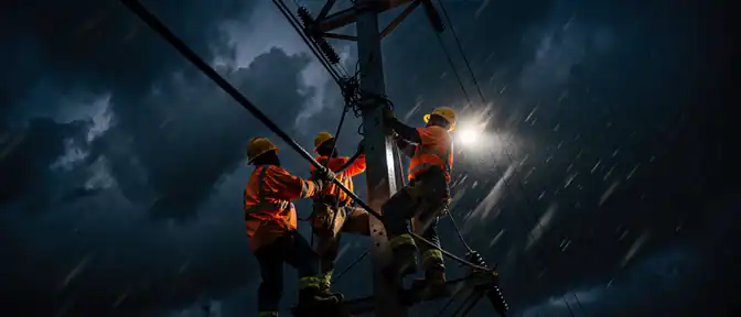 Энергетики борются с последствиями стихии на северо-западе страны