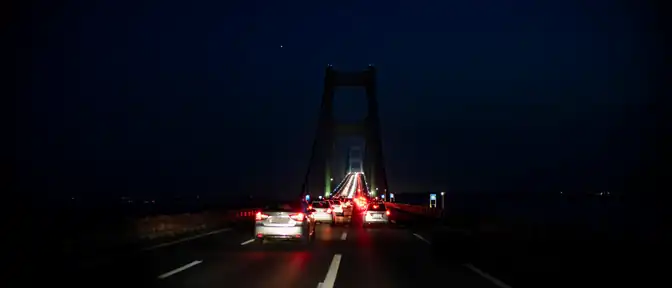 Ночная остановка: движение по Крымскому мосту снова ограничено